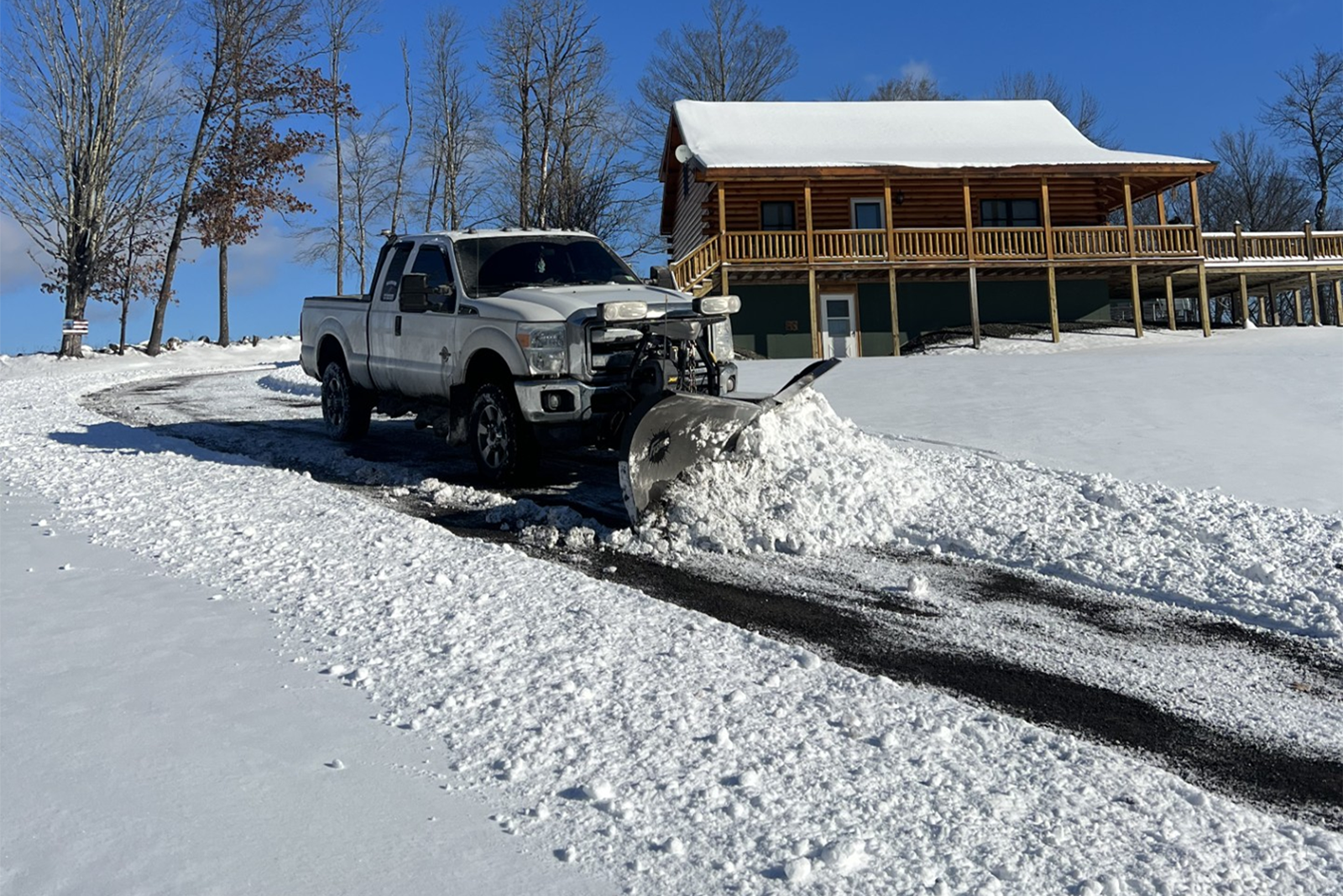 truck and excavator